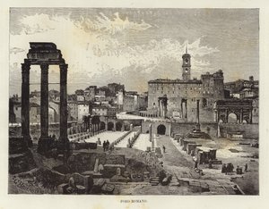 Forum Romanum autorstwa Gustave Bauernfeind