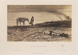 Gustave Brion - Wieczór pod Waterloo autorstwa Gustave Brion