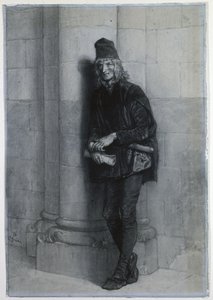 Pierre Gringoire. autorstwa Gustave Brion