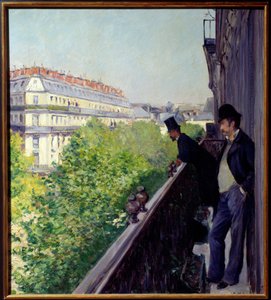 Balkon paryski z 1880 r. obraz Gustave