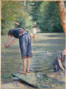 Kąpiących się autorstwa Gustave Caillebotte