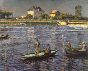 Rybacy na Sekwanie autorstwa Gustave Caillebotte