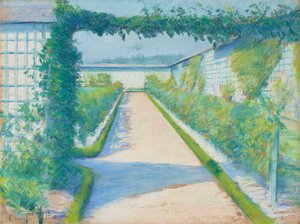 Ogród warzywny, Yerres, 1877 autorstwa Gustave Caillebotte