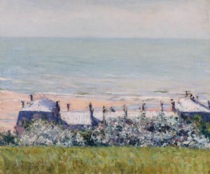 Dachy hotelu des Roches Noires w Trouville autorstwa Gustave Caillebotte