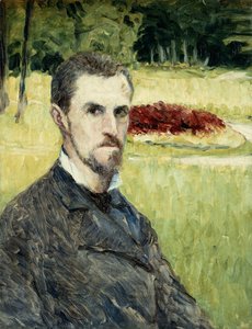 Portret samego artysty; Portret samego artysty, 1875-1877 autorstwa Gustave Caillebotte