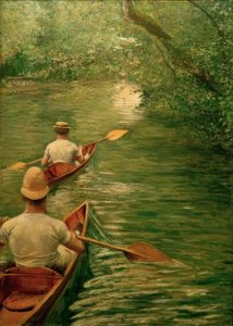 Perysoria na Yerres autorstwa Gustave Caillebotte