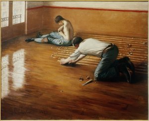 Strugarki podłogowe autorstwa Gustave Caillebotte
