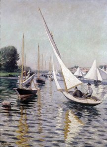 Regaty w Argenteuil, 1893. autorstwa Gustave Caillebotte