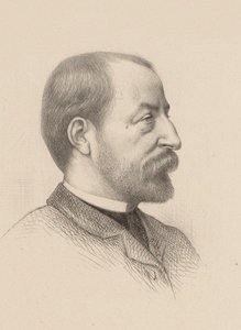 Portret kompozytora Camille Saint-Saëns 1835-1921, 1884. autorstwa Gustave Clarence Rodolphe Boulanger