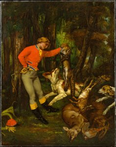 Po polowaniu autorstwa Gustave Courbet