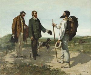 Witam Panie Courbet autorstwa Gustave Courbet
