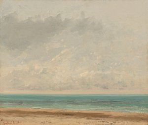 Spokojne morze autorstwa Gustave Courbet