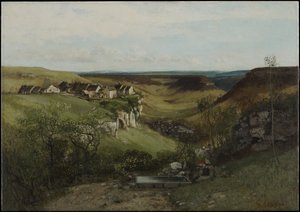 Zamek Ornans autorstwa Gustave Courbet