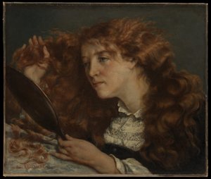 Jo, piękna Irlandka autorstwa Gustave Courbet