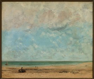 Krajobraz nadmorski autorstwa Gustave Courbet