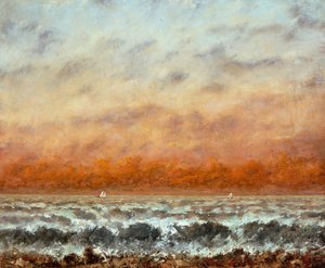 Marine (olej na płótnie) autorstwa Gustave Courbet