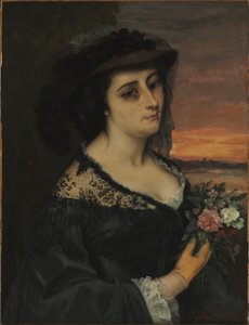 Pani L... (Laure Borreau) autorstwa Gustave Courbet