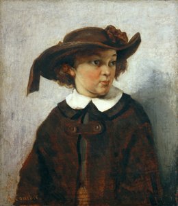 Portret młodej dziewczyny autorstwa Gustave Courbet
