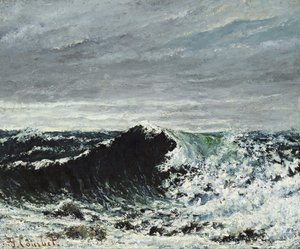 Fala autorstwa Gustave Courbet