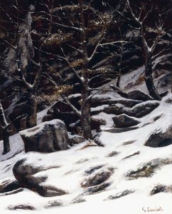 Zima, ok.1873 autorstwa Gustave Courbet