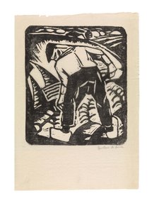 Holenderski: Zbieracz ziemniaków lub Farmer autorstwa Gustave de Smet