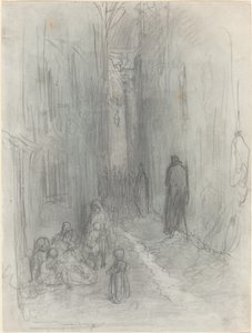 Backstreet w Londynie autorstwa Gustave Dore