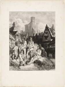 Grupa austriackich gwardzistów autorstwa Gustave Dore