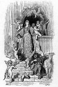 Alcina w jej chwale autorstwa Gustave Dore
