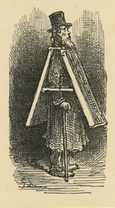 Ilustracja przedstawiająca człowieka z kanapką autorstwa Gustave Dore