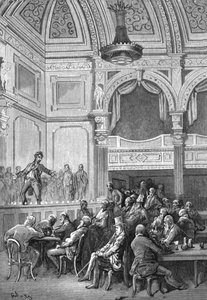 „U Evansa”, 1872. autorstwa Gustave Dore