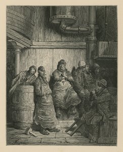 Pracownicy browaru Barclay Perkins autorstwa Gustave Dore