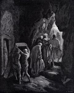 Pogrzeb Sarah autorstwa Gustave Dore