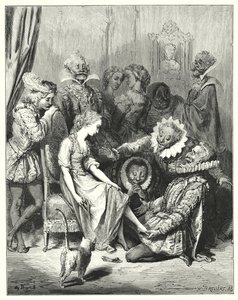 Centrillona; Kopciuszek (grawerunek) autorstwa Gustave Dore