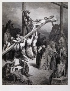 Chrystus ukrzyżowany, ilustracja z Biblii Dore