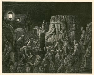 Covent Garden Market, Londyn autorstwa Gustave Dore