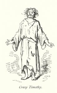 Szalony Timothy (grawerunek) autorstwa Gustave Dore