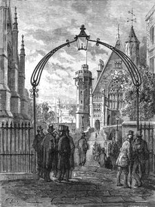 „Dziedzina Dziekana, Westminster”, 1872. autorstwa Gustave Dore