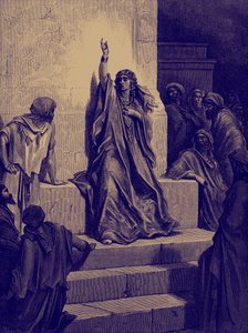 Pieśń triumfu Debory autorstwa Doré. - Biblia autorstwa Gustave Dore