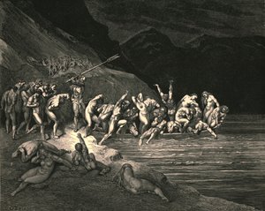 Podobny sposób Adams zły potomstwo, c1890. autorstwa Gustave Dore