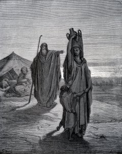 Wypędzenie Hagar autorstwa Gustave Dore