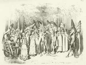 Mody pod katalogiem 1798. Incroyables (wklęsłodruk) autorstwa Gustave Dore