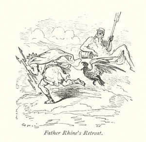 Odosobnienie Ojca Renu (grawerunek) autorstwa Gustave Dore