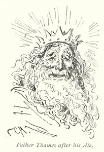 Ojciec Thames po spotkaniu (grawerunek) autorstwa Gustave Dore