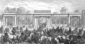 „Hyde Park Corner – wejście Piccadilly”, 1872. autorstwa Gustave Dore