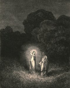 Ja, który teraz wzywam cię do tego zadania, jestem Beatrice, ok. 1890 r. autorstwa Gustave Dore