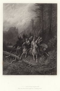 Ilustracja do Vivien autorstwa Alfreda Tennysona autorstwa Gustave Dore
