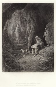 Ilustracja do Vivien autorstwa Alfreda Tennysona autorstwa Gustave Dore