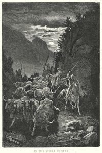 W Sierra Morena (rycina) autorstwa Gustave Dore