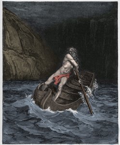 Piekło, Pieśń 3: Charon autorstwa Gustave Dore