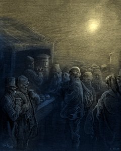 Wewnątrz doków Gustave Doré autorstwa Gustave Dore